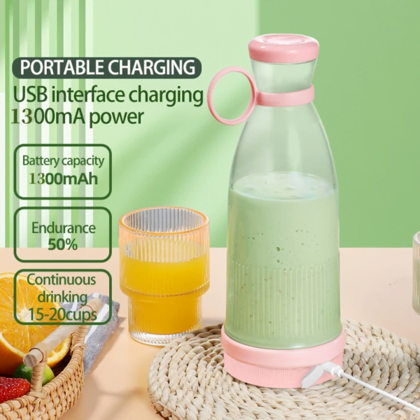 Portable Mini Juicer 450ml - Image 2