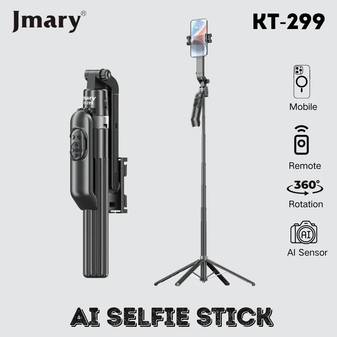 Jmary KT-299 AI Tracking Selfie Tripod - Image 4