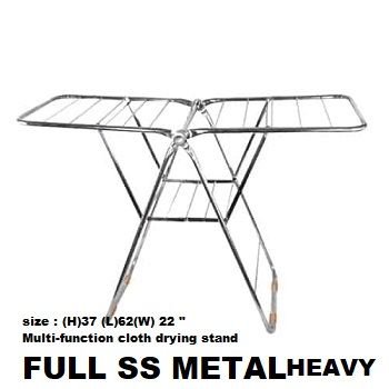 Heavy SS Home Intuition Foldable Clothes Drying Rack Dryer - Image 2