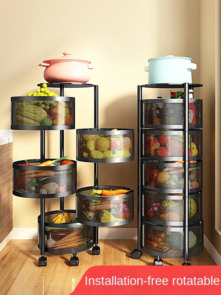 5 Layer Steel Kitchen Storage Organizer - Image 3