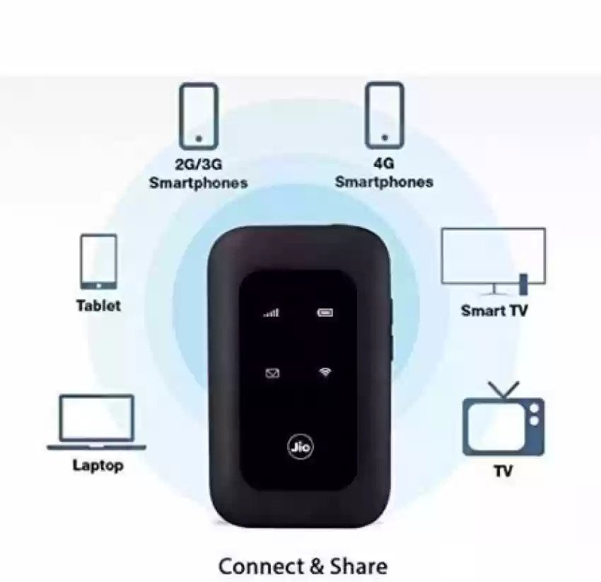 JIO 4G+ Wifi Airport pocket Router Hotspot Router MF680s with Battery - Image 7