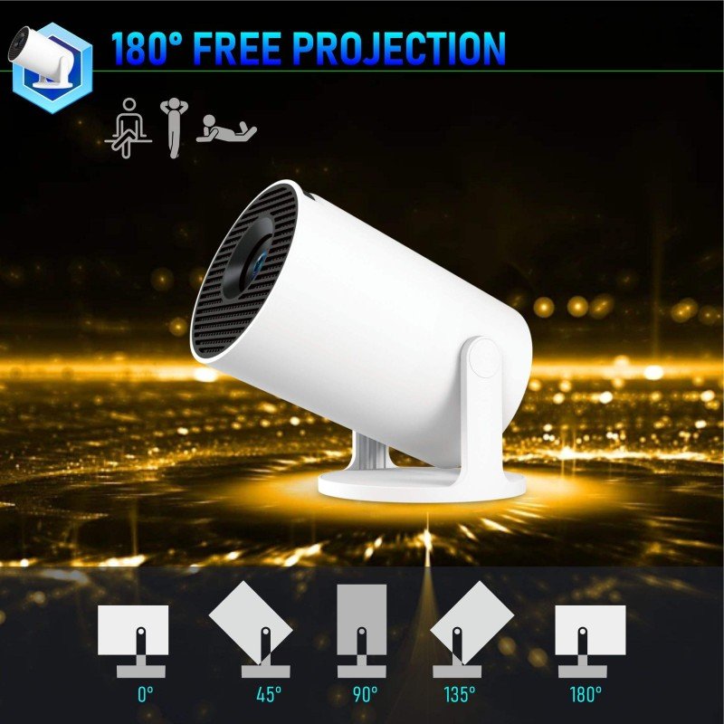 HY 300 Pro Quality Android Projector - Image 6