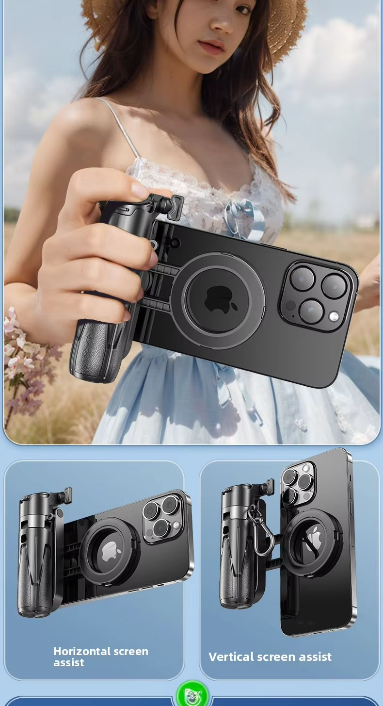 P15Mini-C Magnetic Selfie Stick Tripod with Portable Phone Stand and Remote - Image 6