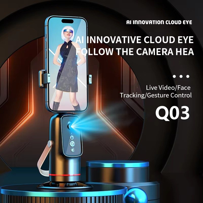 Q03 Auto Face Tracking AI Gimbal Stabilizer Tripod