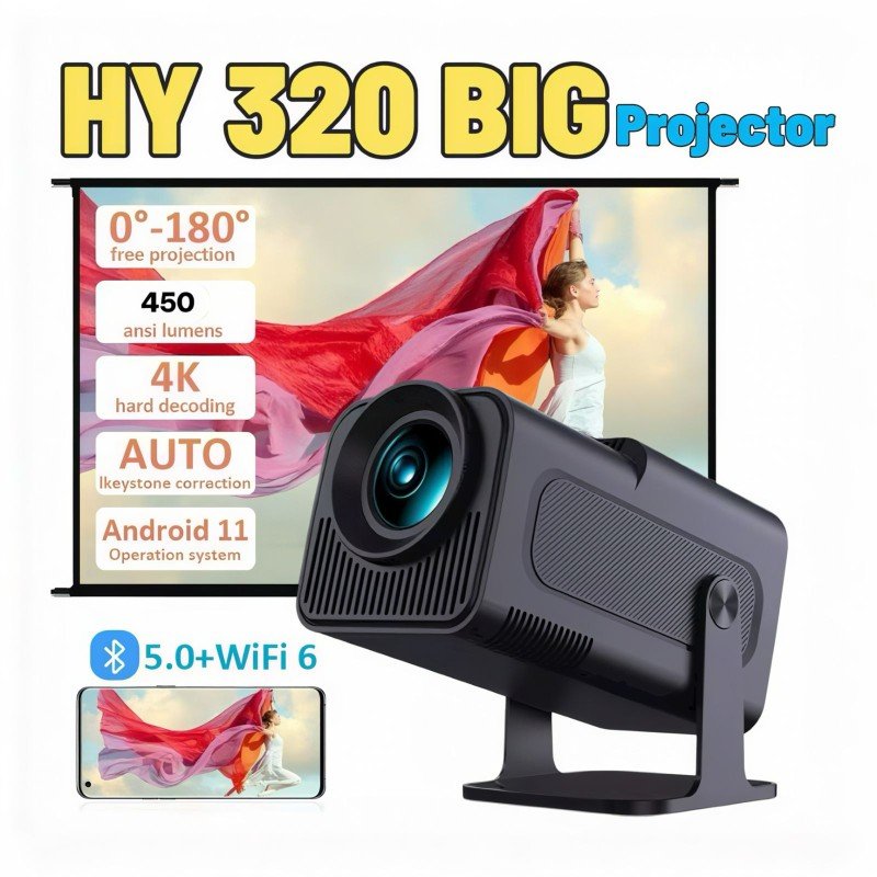 HY320 4k Android Projector