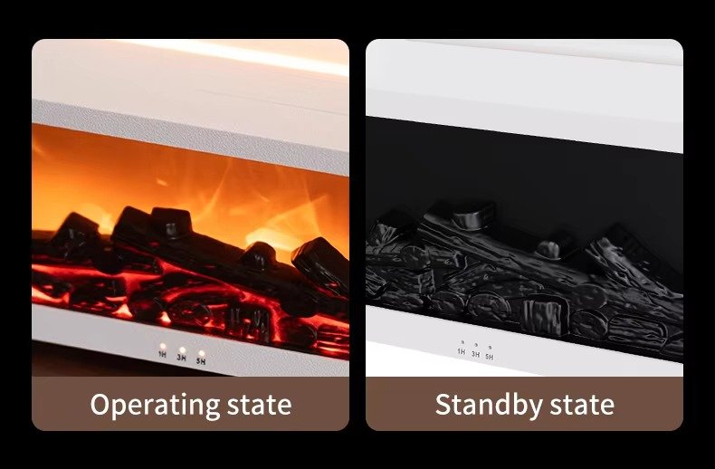 Premium 3D Charcoal Fireplace Humidifier with Remote Control - Image 10
