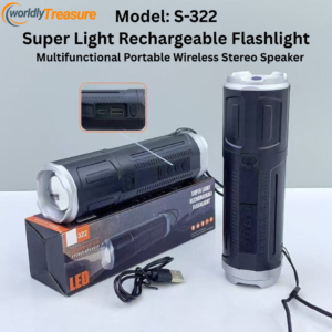 SY-322 Jumbo Flash Torch Bluetooth Speaker