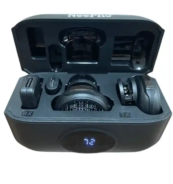 NeePho NP-59 Wireless Collar Clip Button Microphone - Image 3