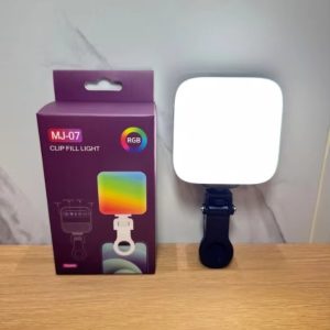 MJ-07 Mini Rechargeable LED Video Light RGB Camera Light
