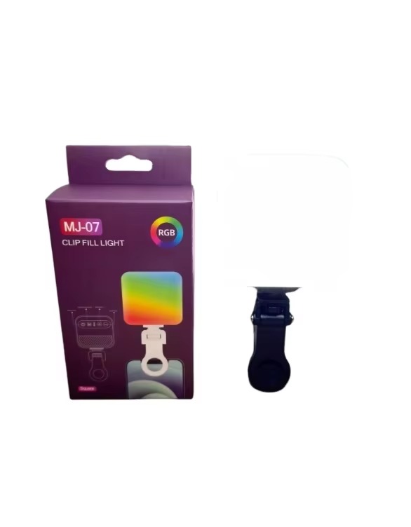 MJ-07 Mini Rechargeable LED Video Light RGB Camera Light - Image 2
