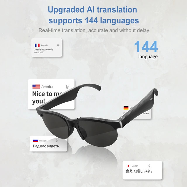 Wireless XG88 Pro Bluetooth Glasses - Image 4