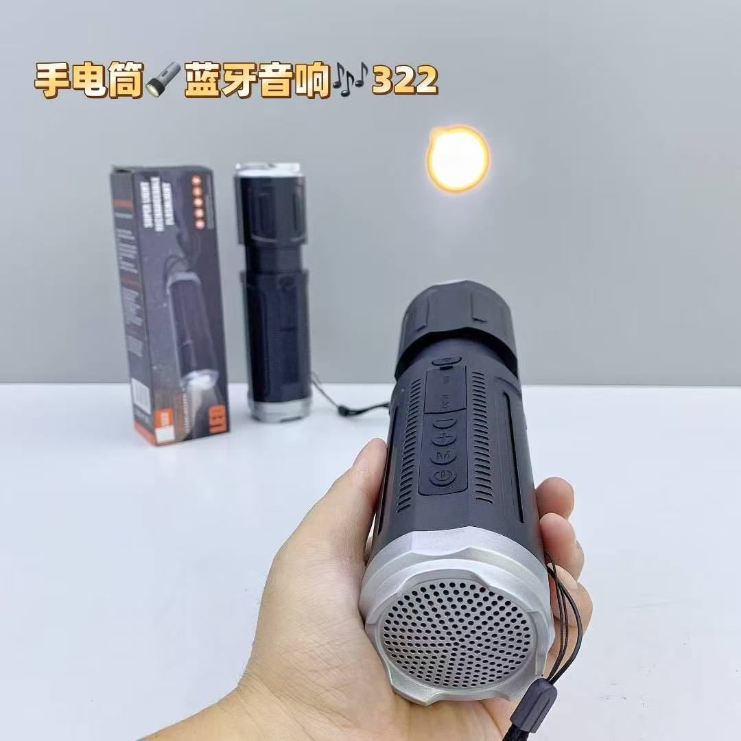 SY-322 Jumbo Flash Torch Bluetooth Speaker - Image 3