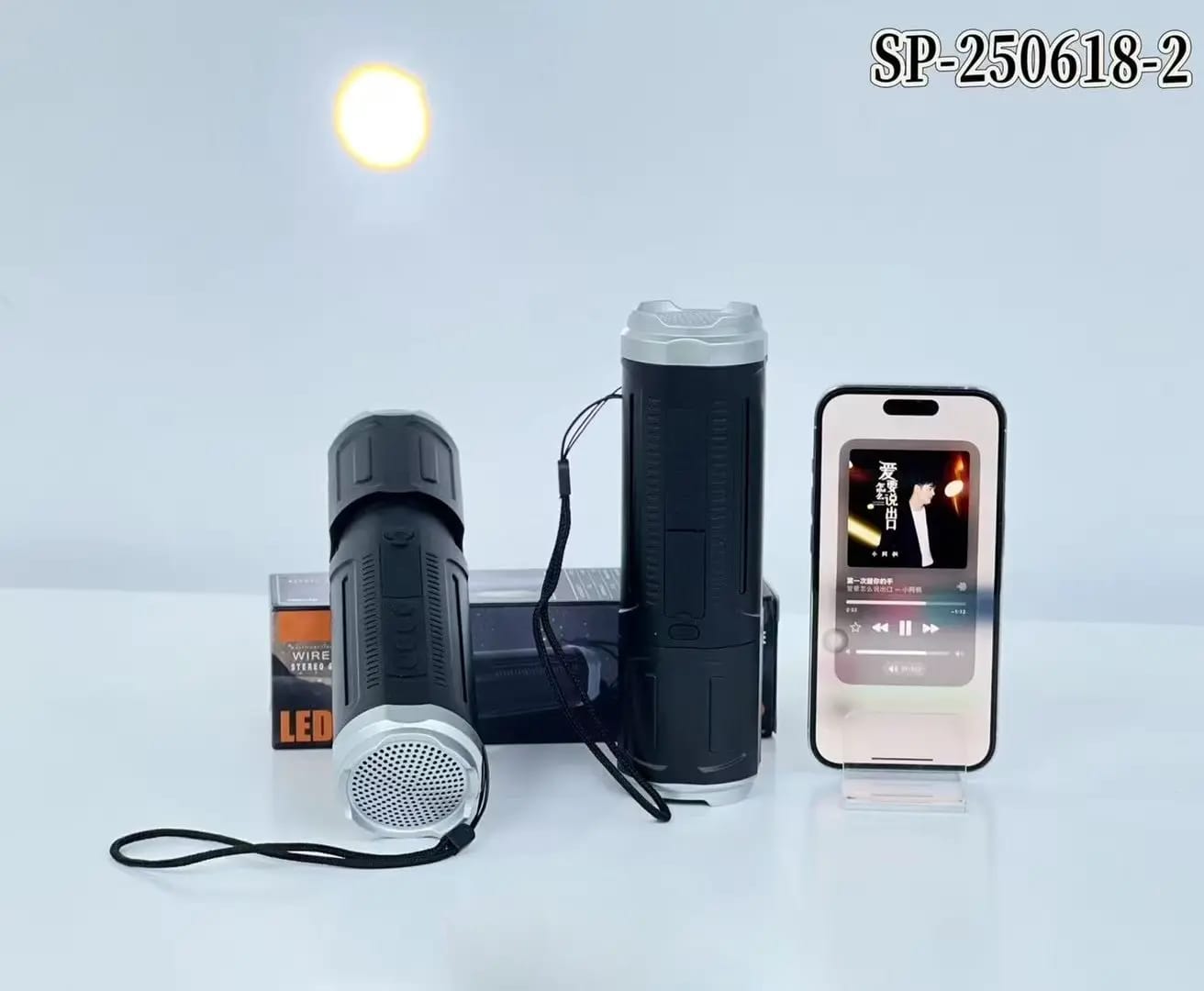 SY-322 Jumbo Flash Torch Bluetooth Speaker - Image 5