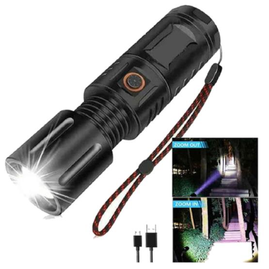 Strong Led Flashlight With Power Bank - Image 4