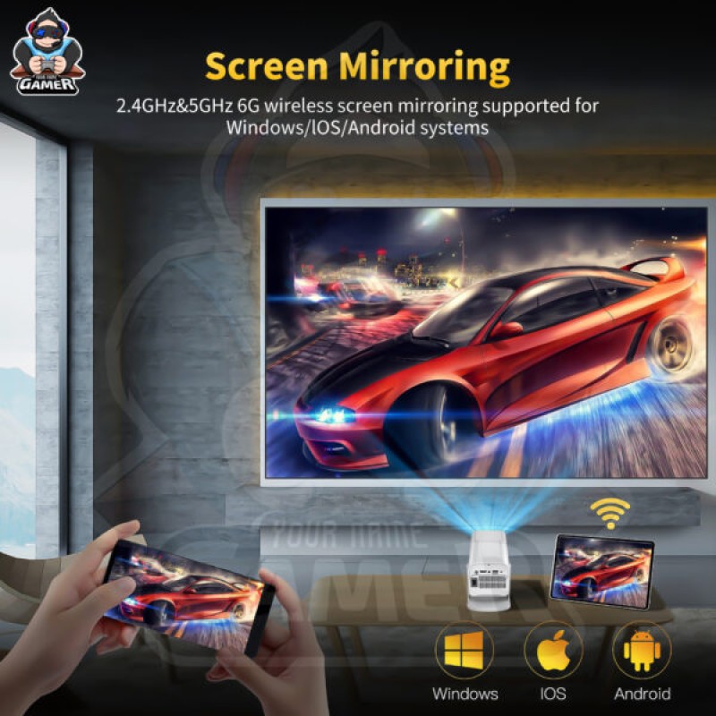 HCS 350pro High Quality Android Projector - Image 3