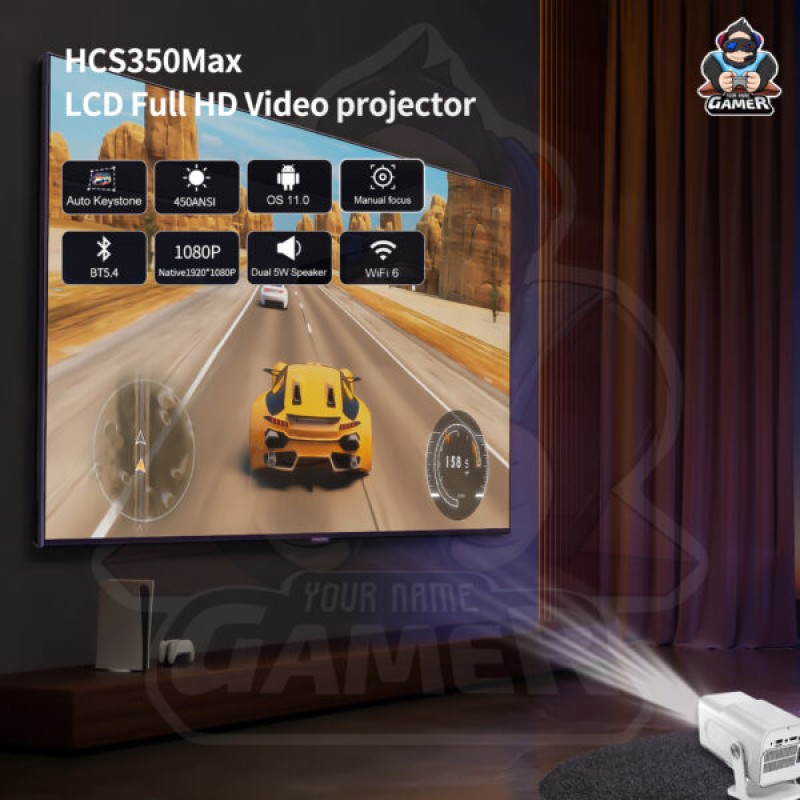 HCS 350pro High Quality Android Projector - Image 4