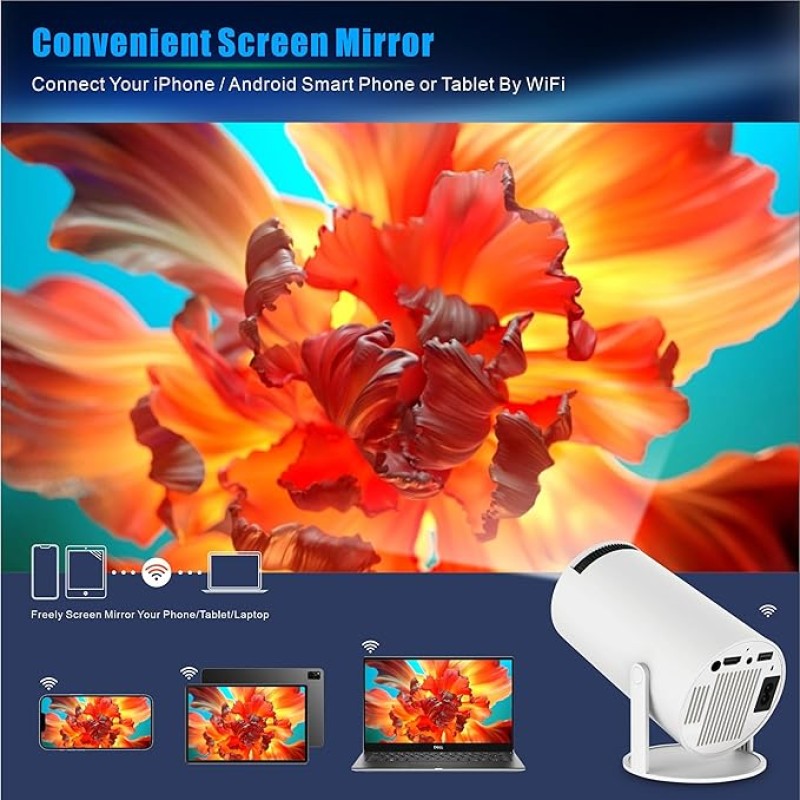 HY 300 Pro Quality Android Projector - Image 4