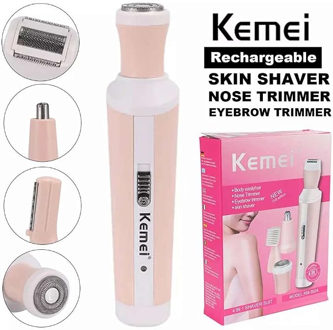Kemei KM-3024 4in1 Timmer Set For Women - Image 2