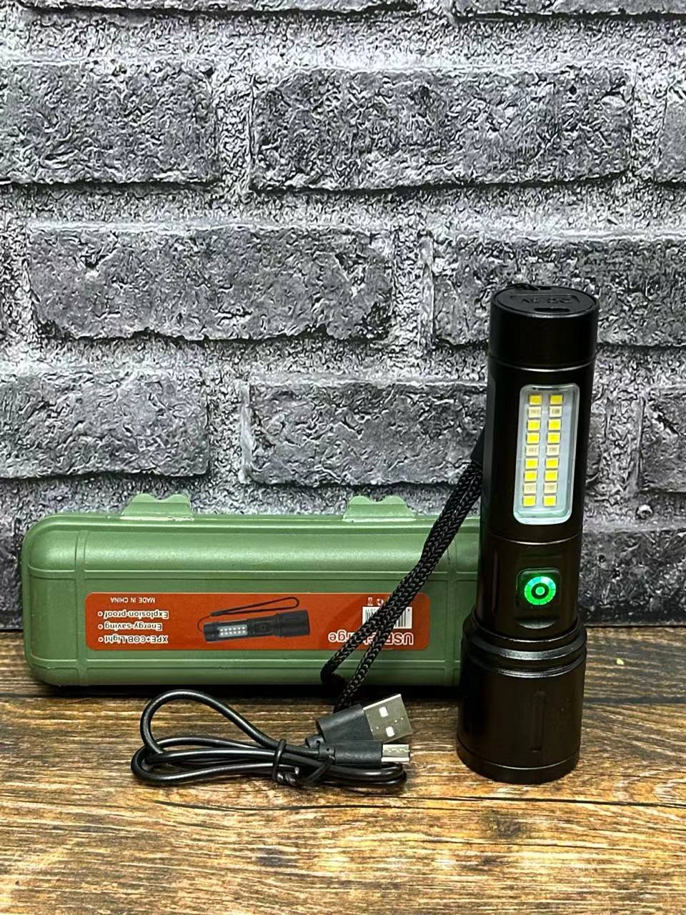 Super Bright Waterproof Aluminum Torch Tactical LED Rechargeable Flashlights - Image 2