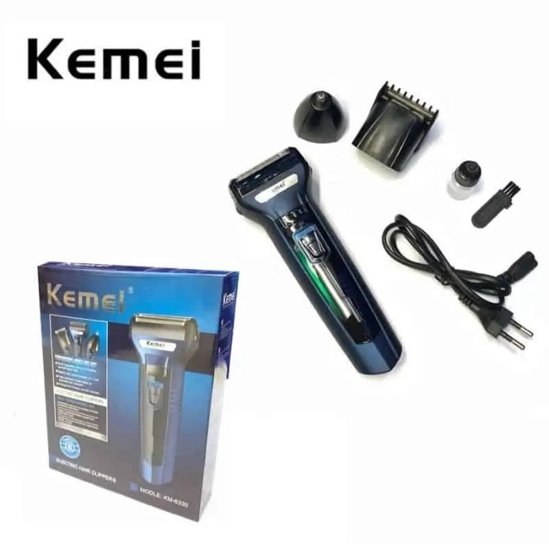 KM-6330 3 In 1 Hair Trimmer Grooming Kit - Image 4